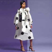 Load image into Gallery viewer, While Poka Dot Dress
