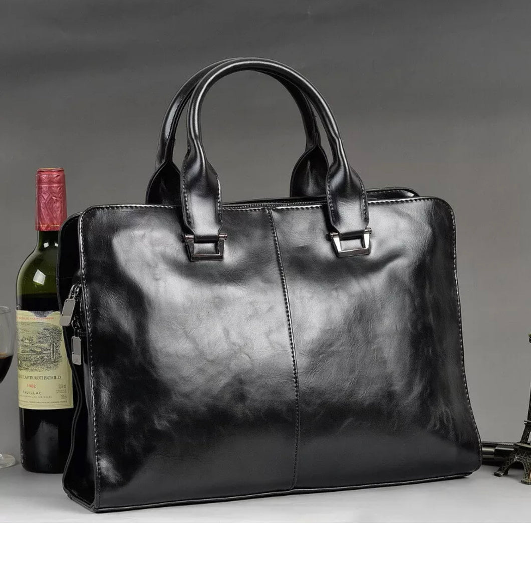 Briefcase Men's PU Leather Shoulder Messenger Bags