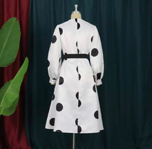 Load image into Gallery viewer, While Poka Dot Dress
