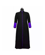 Load image into Gallery viewer, Black 3 Pleats Cassock  Made to Measure
