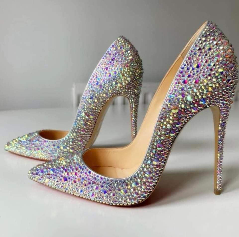 Crystal Diamond Glitter heels