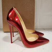 Load image into Gallery viewer, Red Patent Leather Heels

