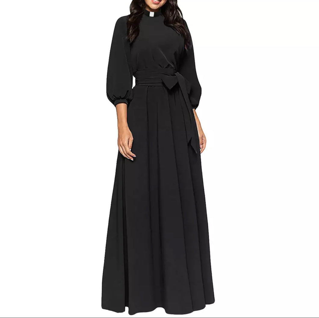 Women Clergy Tab Dress